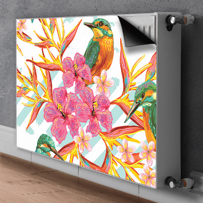 Cobertura magnética para radiador pássaros de verão