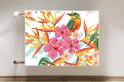 Cobertura magnética para radiador pássaros de verão