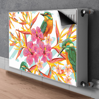 Cobertura magnética para radiador pássaros de verão