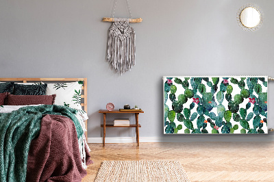 Cobertura magnética para radiador Cactos com flores