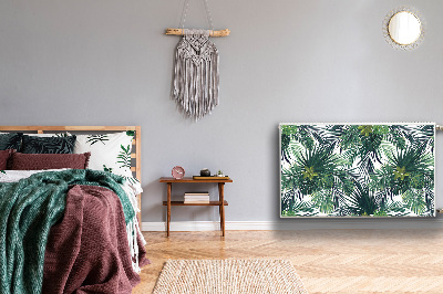 Capa magnética para radiador Folhas tropicais