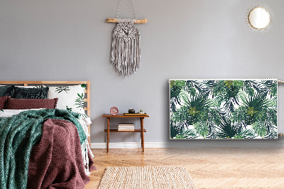 Capa magnética para radiador Folhas tropicais