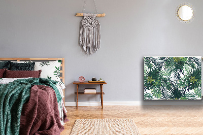 Capa magnética para radiador Folhas tropicais