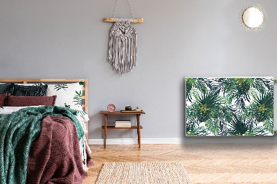 Capa magnética para radiador Folhas tropicais