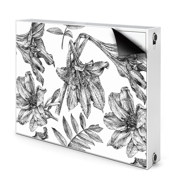 Capa magnética para radiador Lírios