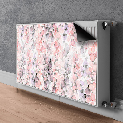 Cobertura magnética para radiador Flores pintadas