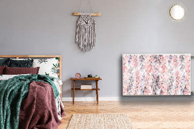 Cobertura magnética para radiador Flores pintadas