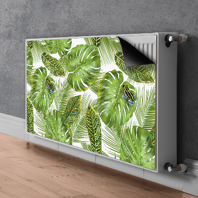 Cobertura magnética para radiador Sapo em uma folha