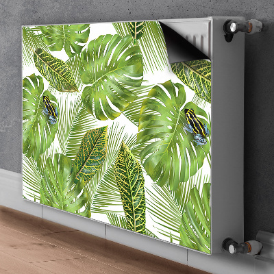 Cobertura magnética para radiador Sapo em uma folha