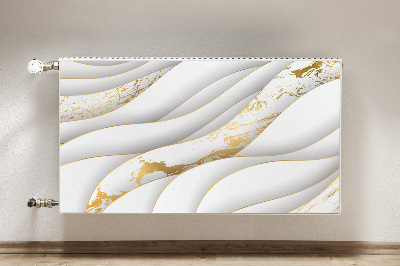 Cobertura magnética para radiador Ondas brancas