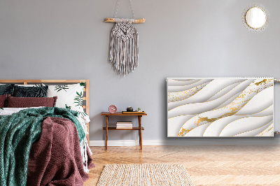 Cobertura magnética para radiador Ondas brancas