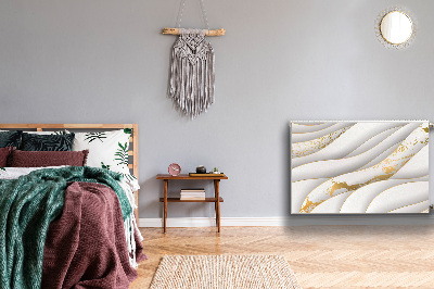 Cobertura magnética para radiador Ondas brancas