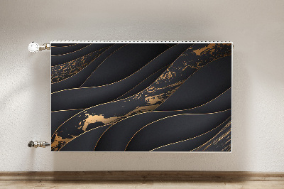 Cobertura magnética para radiador Ondas cinzentas