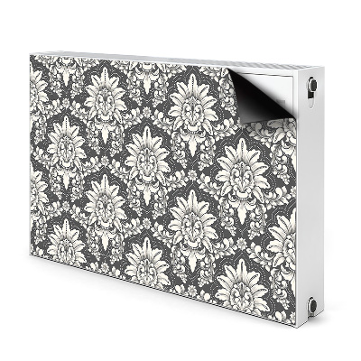 Cobertura magnética para radiador Padrão de damasco