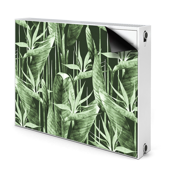 Capa magnética para radiador Folhas escuras