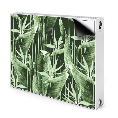 Capa magnética para radiador Folhas escuras