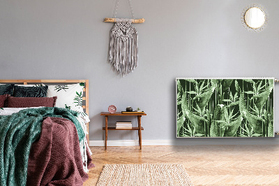 Capa magnética para radiador Folhas escuras