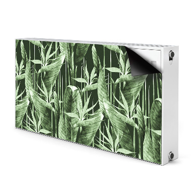 Capa magnética para radiador Folhas escuras