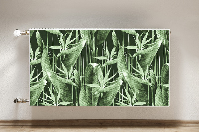 Capa magnética para radiador Folhas escuras