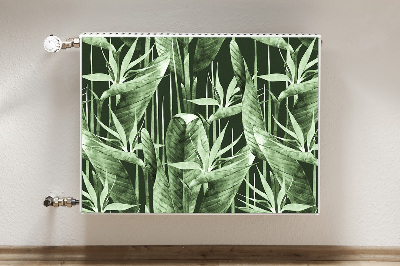 Capa magnética para radiador Folhas escuras