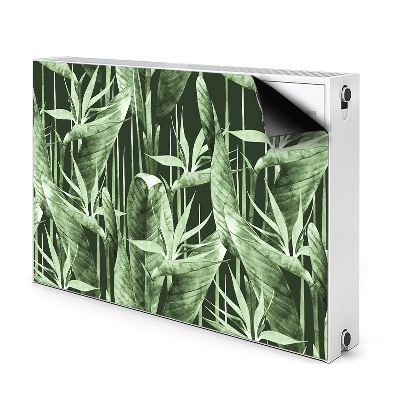 Capa magnética para radiador Folhas escuras