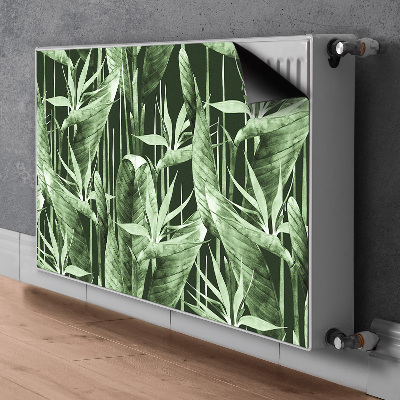 Capa magnética para radiador Folhas escuras