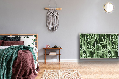 Capa magnética para radiador Folhas escuras