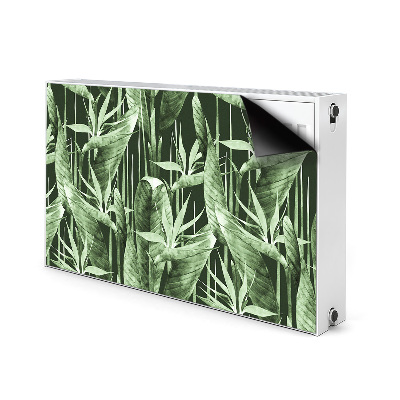 Capa magnética para radiador Folhas escuras