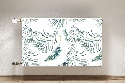 Capa magnética para radiador Folhas como penas