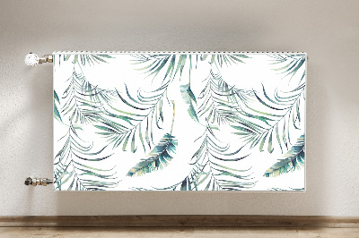 Capa magnética para radiador Folhas como penas