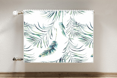 Capa magnética para radiador Folhas como penas