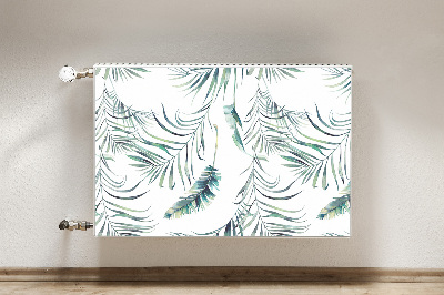 Capa magnética para radiador Folhas como penas