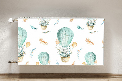 Cobertura magnética para radiador Coelho em um balão