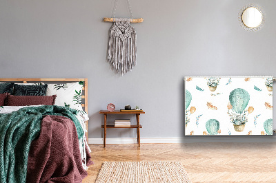 Cobertura magnética para radiador Coelho em um balão