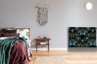 Capa magnética para radiador Padrão barroco