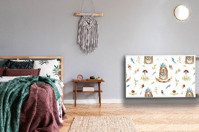 Cobertura magnética para radiador Urso de pelúcia indiano