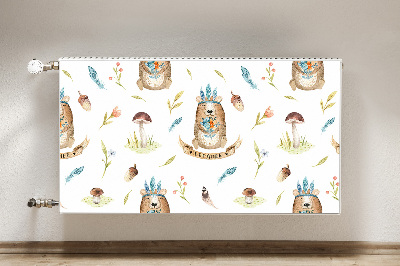 Cobertura magnética para radiador Urso de pelúcia indiano