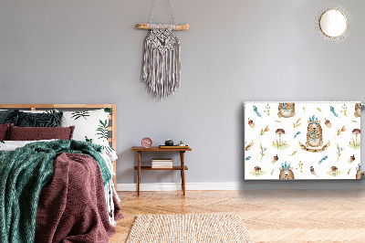 Cobertura magnética para radiador Urso de pelúcia indiano