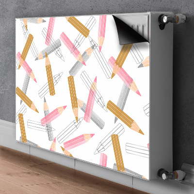 Capa magnética para radiador Padrão de lápis