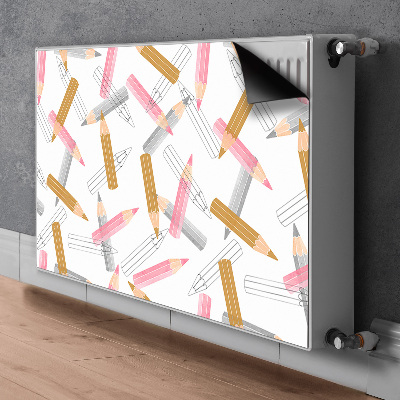 Capa magnética para radiador Padrão de lápis