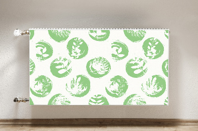 Capa magnética para radiador Plantas em pontos