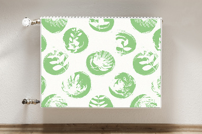 Capa magnética para radiador Plantas em pontos