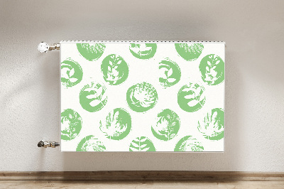 Capa magnética para radiador Plantas em pontos