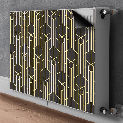 Capa magnética para radiador Linhas amarelas