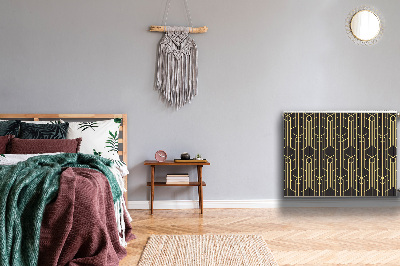 Capa magnética para radiador Linhas amarelas