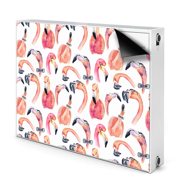 Capa magnética para radiador Flamingos Loucos