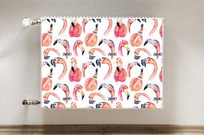 Capa magnética para radiador Flamingos Loucos