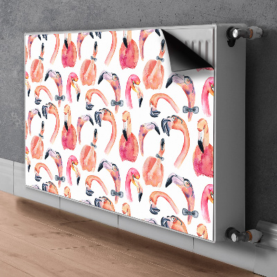 Capa magnética para radiador Flamingos Loucos