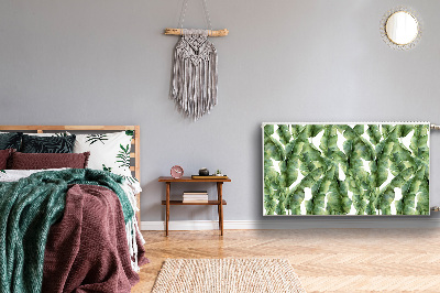 Cobertura magnética para radiador Folhas exóticas