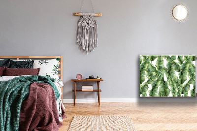 Cobertura magnética para radiador Folhas exóticas